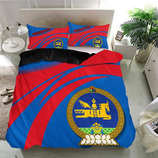 Mongolia Coat Of Arms Bedding Set Cricket RLT13