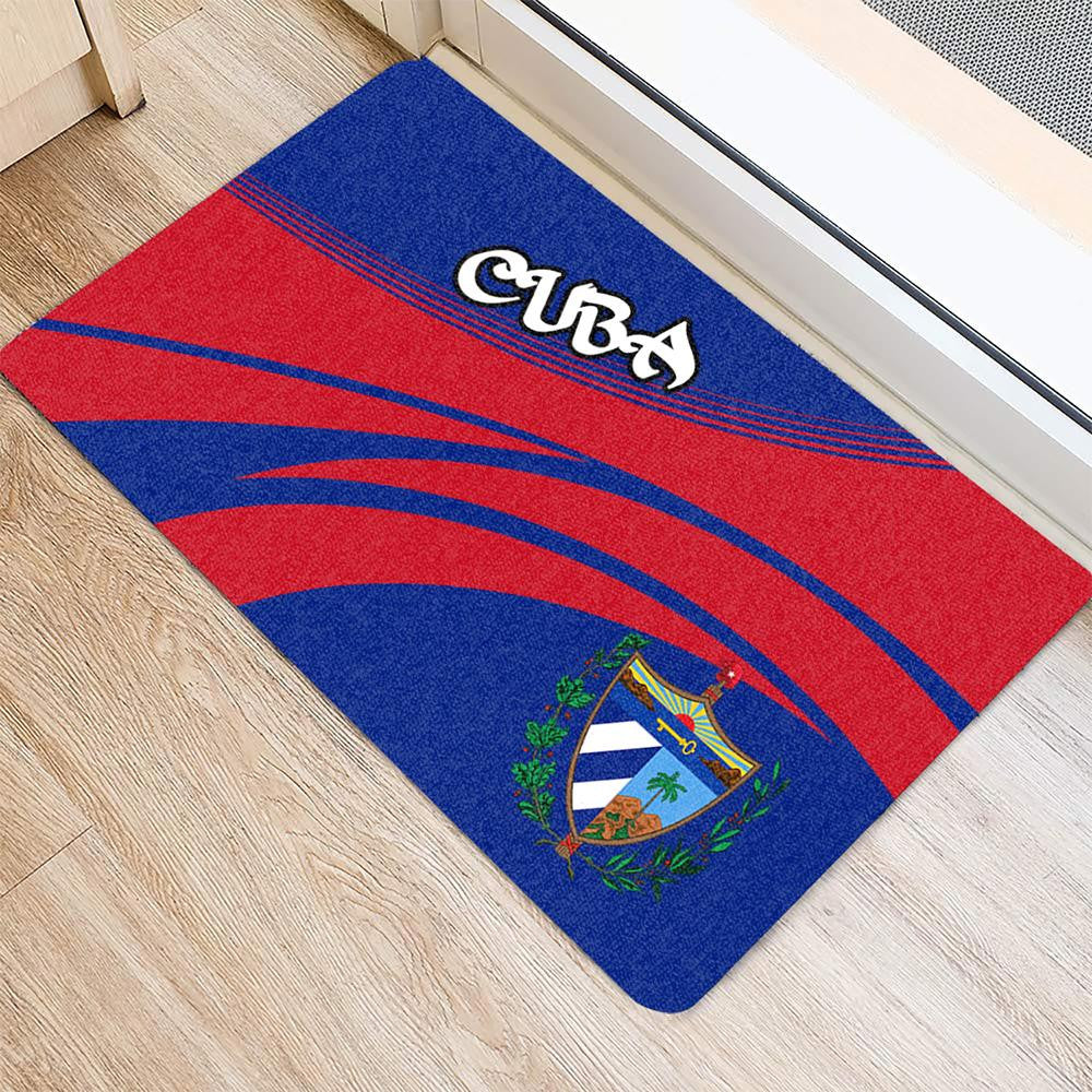 Cuba Coat Of Arms Door Mat Cricket RLT13