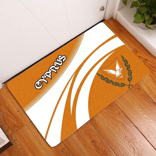 Cyprus Coat Of Arms Door Mat Cricket RLT13