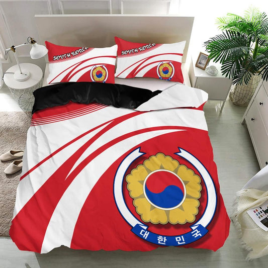 South Korea Coat Of Arms Bedding Set Cricket RLT8