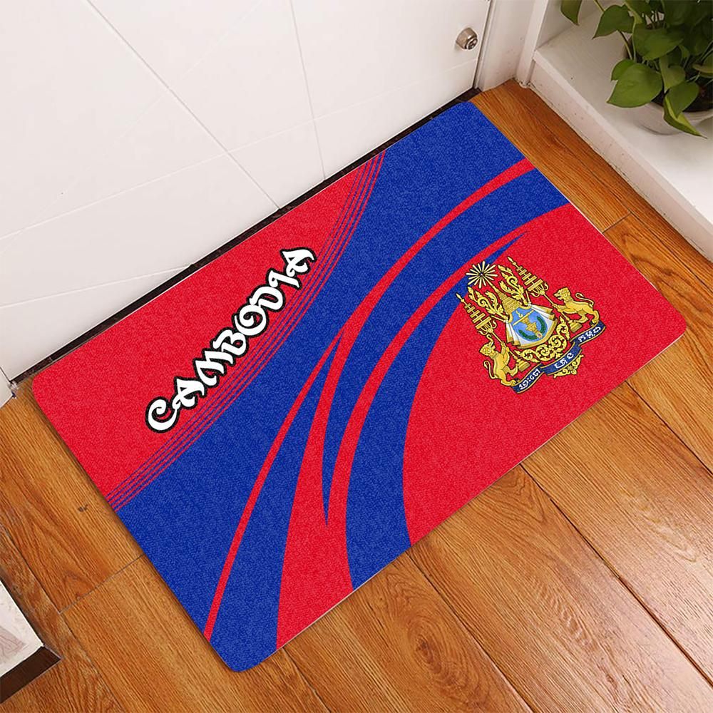Cambodia Coat Of Arms Door Mat Cricket RLT7