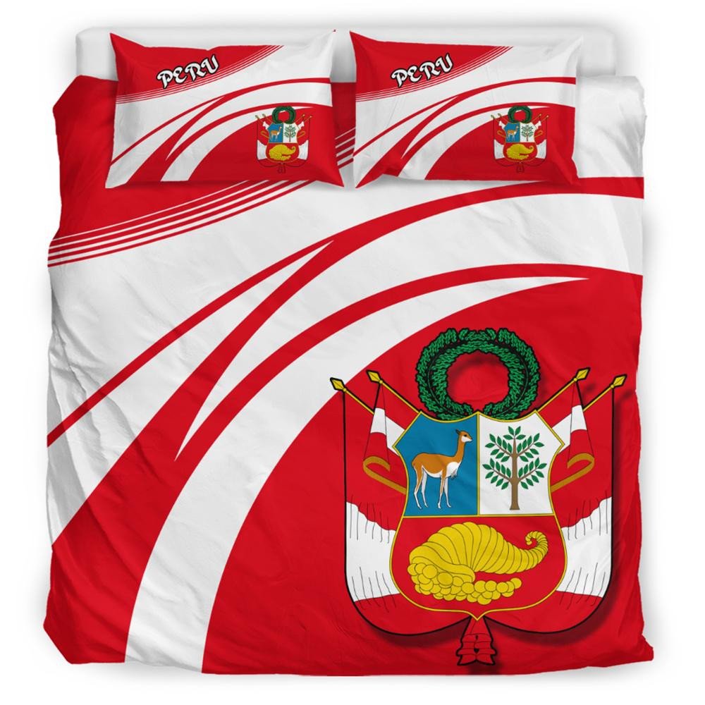 Peru Coat Of Arms Bedding Set Cricket RLT7