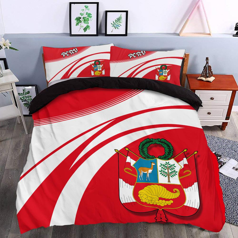 Peru Coat Of Arms Bedding Set Cricket RLT7