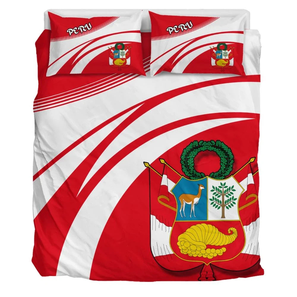 Peru Coat Of Arms Bedding Set Cricket RLT7