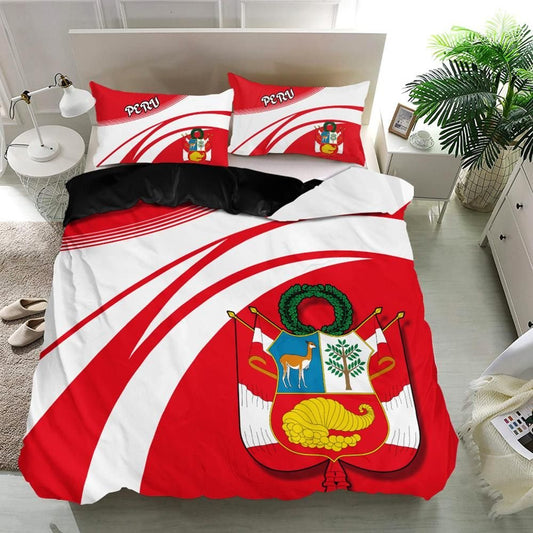 Peru Coat Of Arms Bedding Set Cricket RLT7