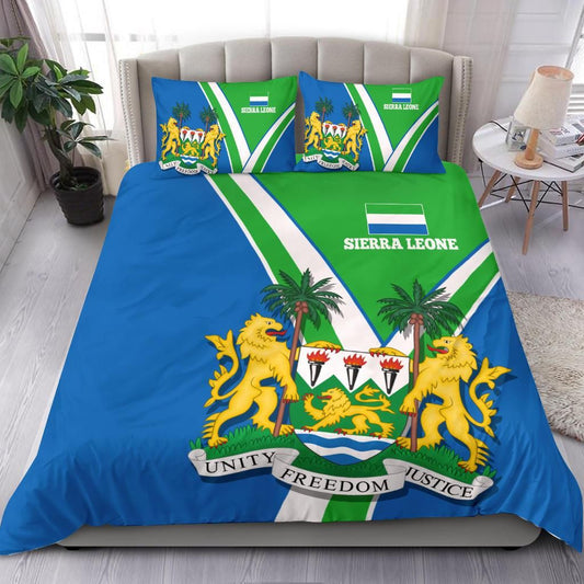 Sierra Leone Bedding Set Sierra Leone Pride RLT7