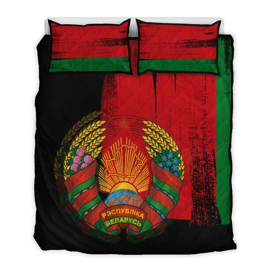 Belarus Flag Quilt Bed Set Flag Style RLT6