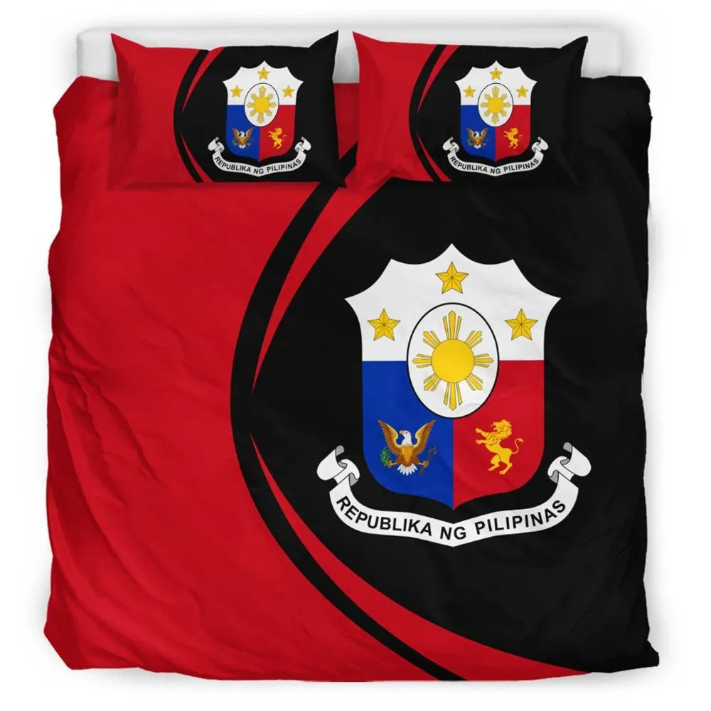 Philippines Flag Coat Of Arms Bedding Set Circle1 RLT6