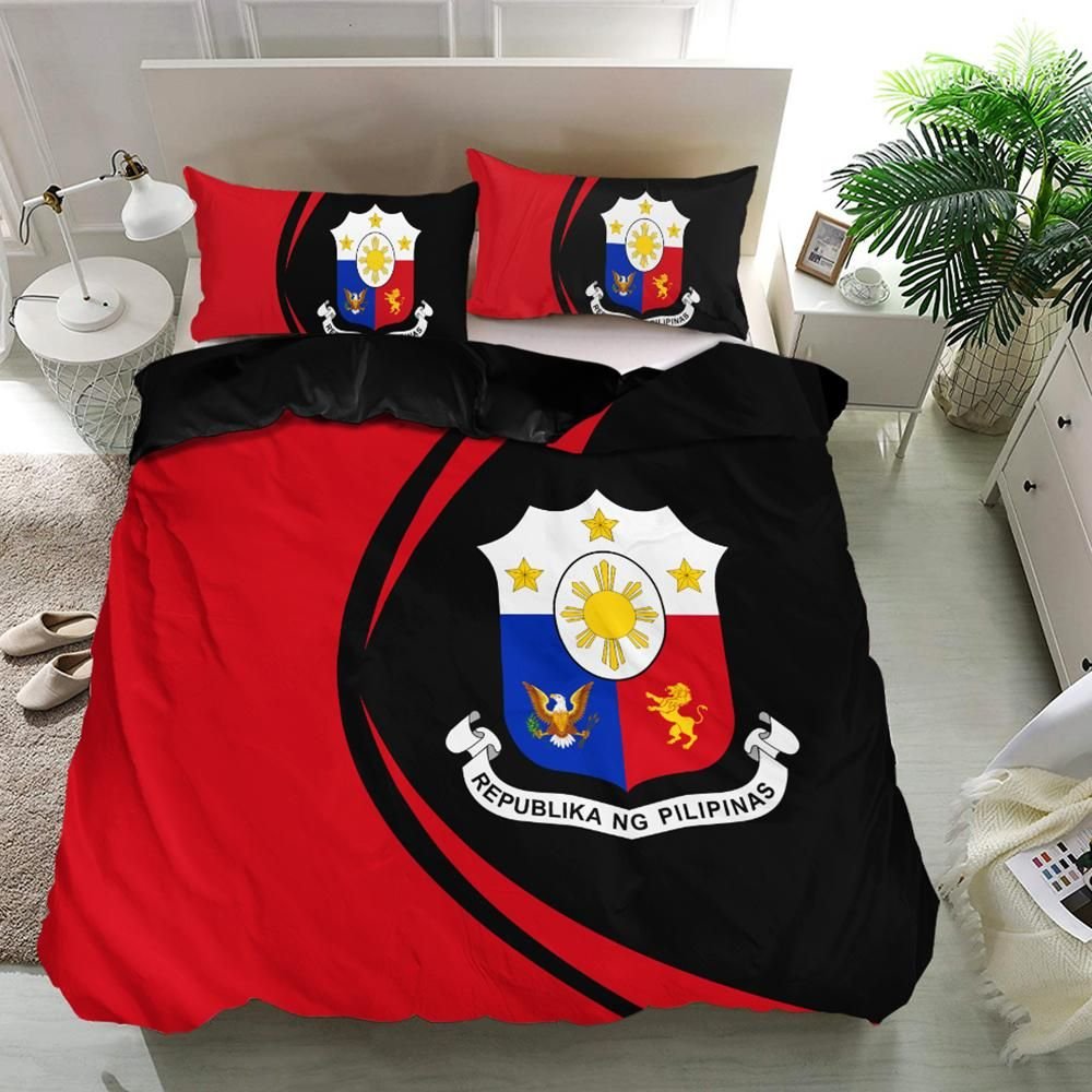 Philippines Flag Coat Of Arms Bedding Set Circle1 RLT6