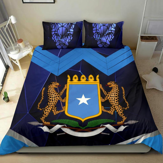 Somalia Bedding Sets Coat Of Arms Somalia With Leopard RLT8