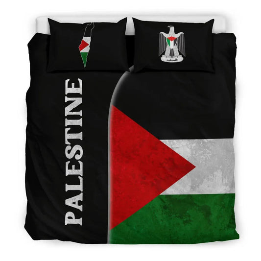 Palestine Flag Bedding Set Coat Of Arms RLT13