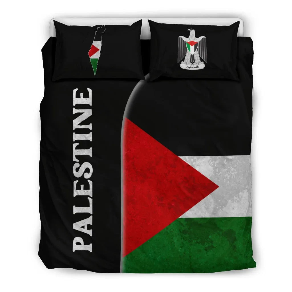 Palestine Flag Bedding Set Coat Of Arms RLT13