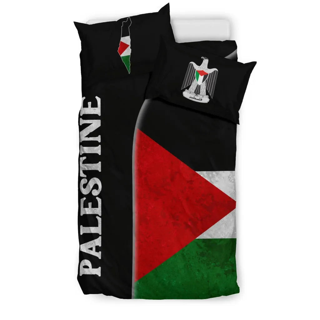 Palestine Flag Bedding Set Coat Of Arms RLT13