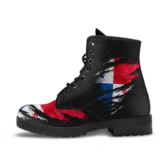 Panama In Me Leather Boots Special Grunge Style RLT13