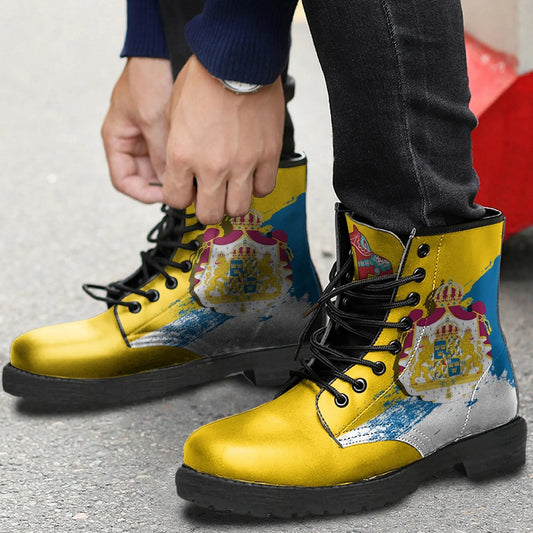 Sweden Special Leather Boots RLT7
