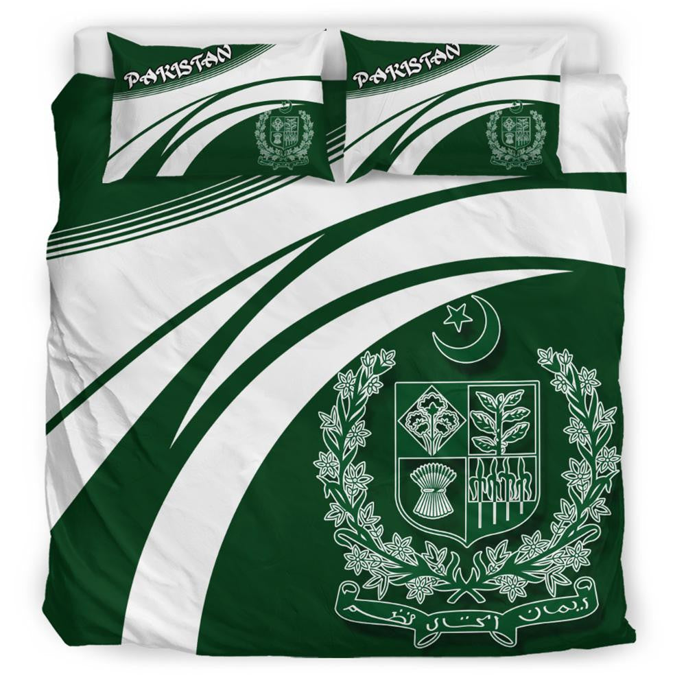 Pakistan Coat Of Arms Bedding Set Cricket RLT13