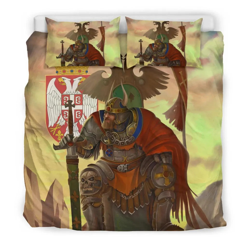 Serbia Bedding Set Serbian Warrior RLT7