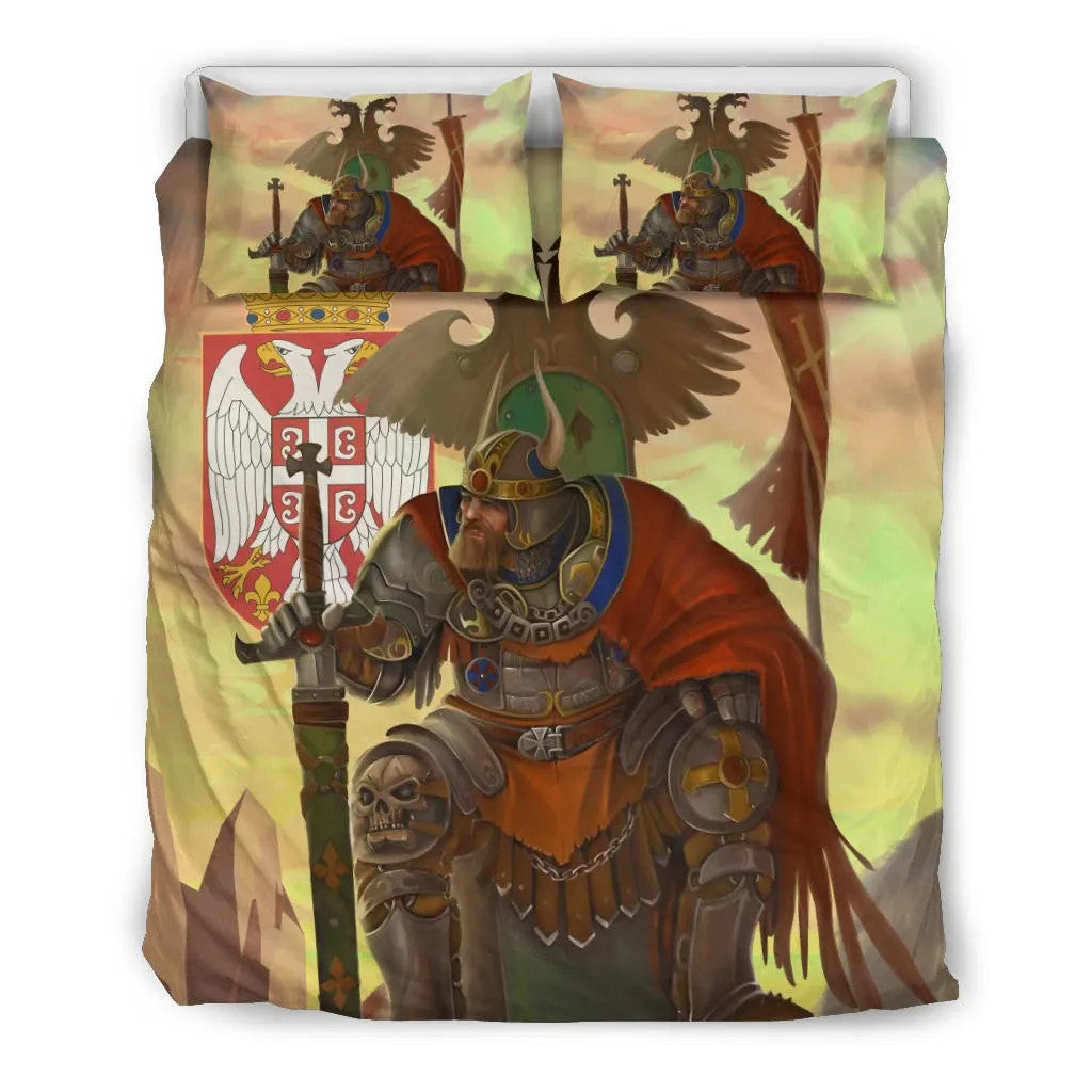 Serbia Bedding Set Serbian Warrior RLT7