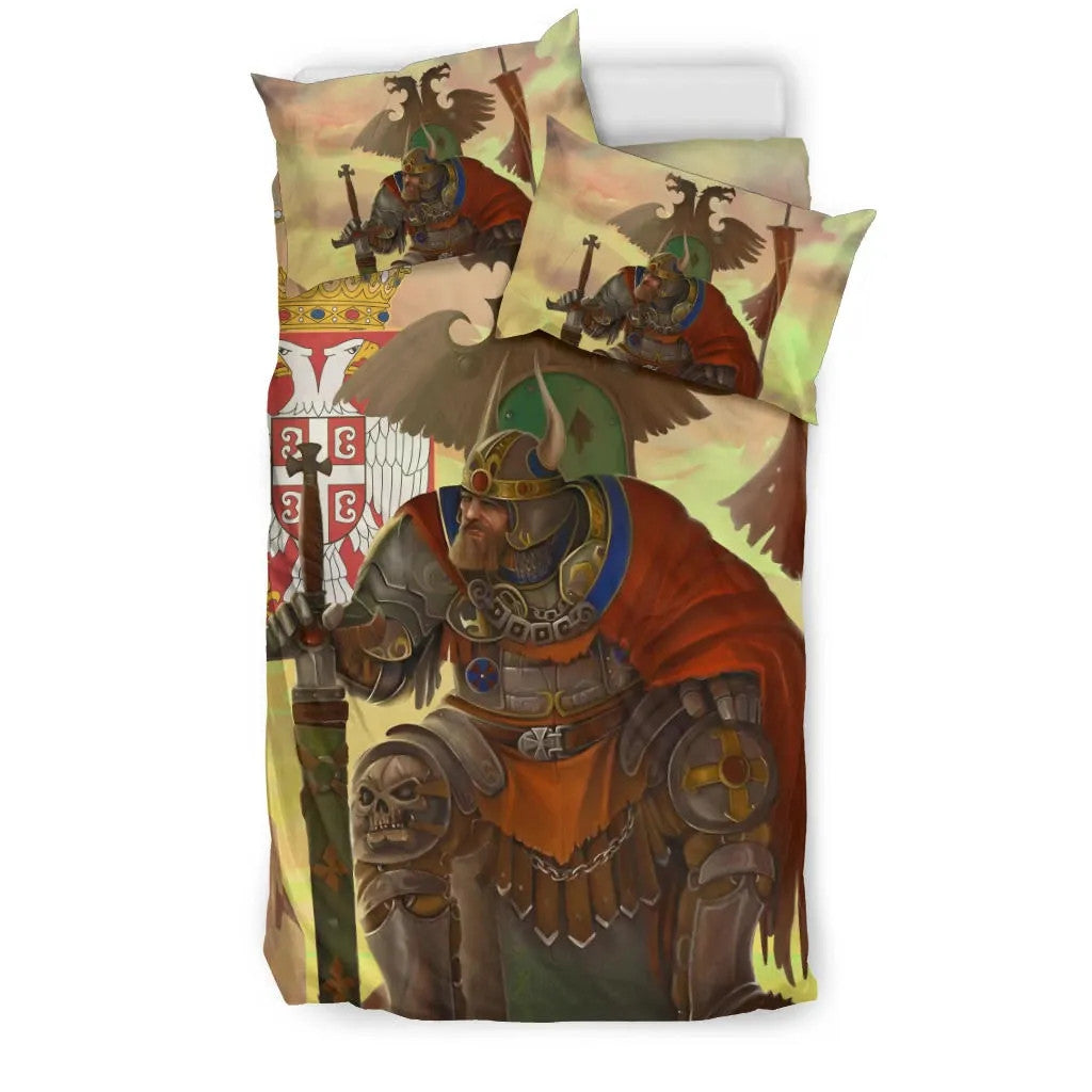 Serbia Bedding Set Serbian Warrior RLT7