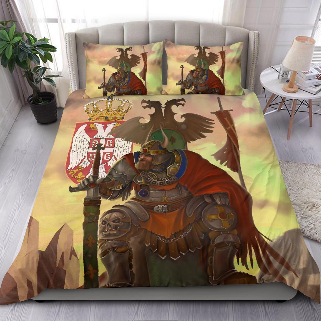 Serbia Bedding Set Serbian Warrior RLT7
