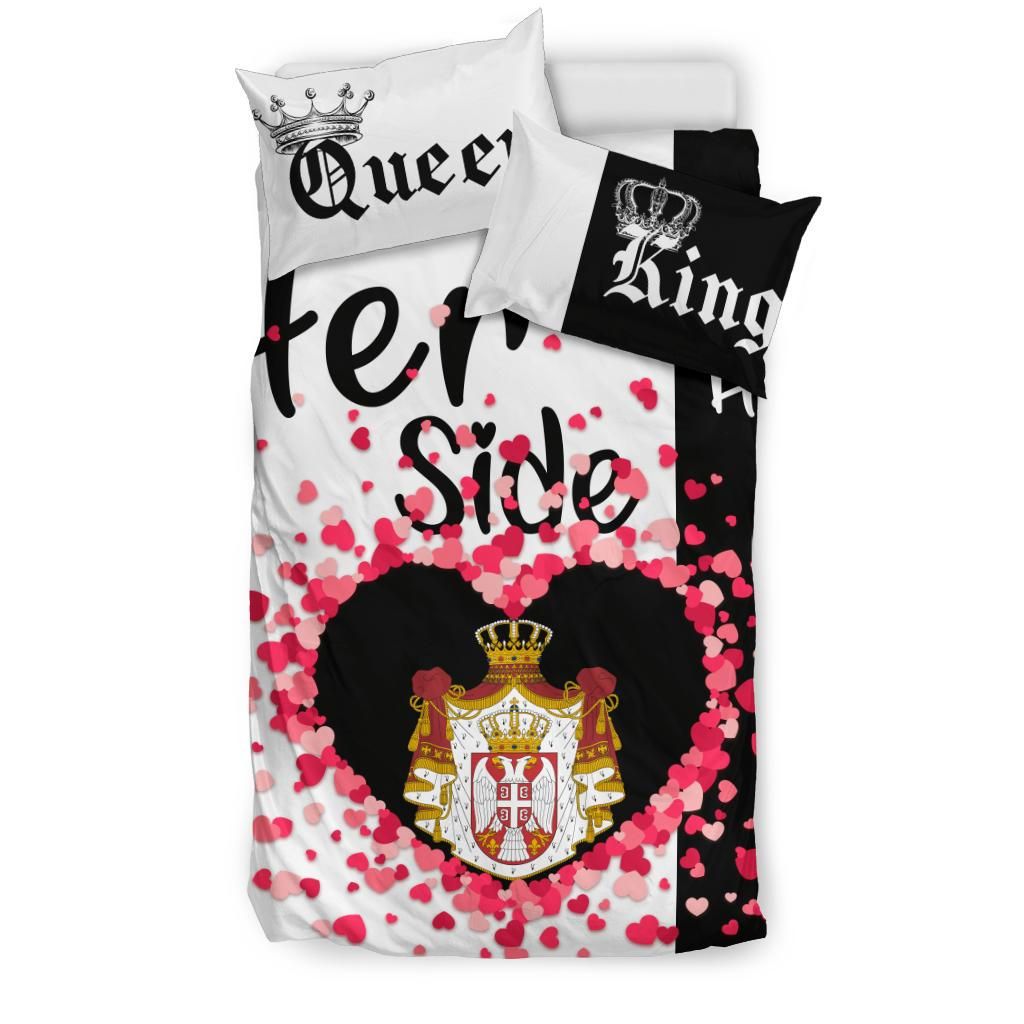 Serbia Bedding Set Couple King/Queen Her Side/His Side RLT7