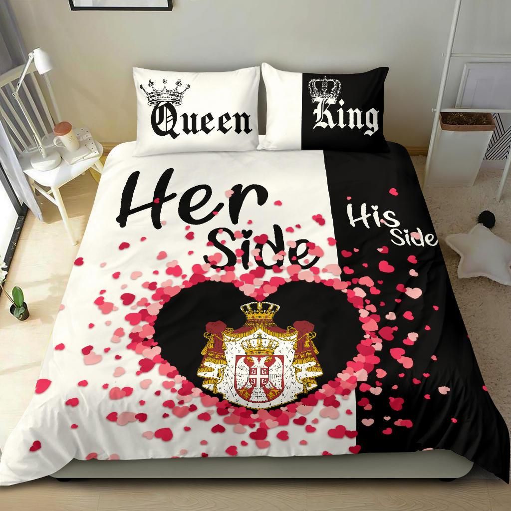 Serbia Bedding Set Couple King/Queen Her Side/His Side RLT7