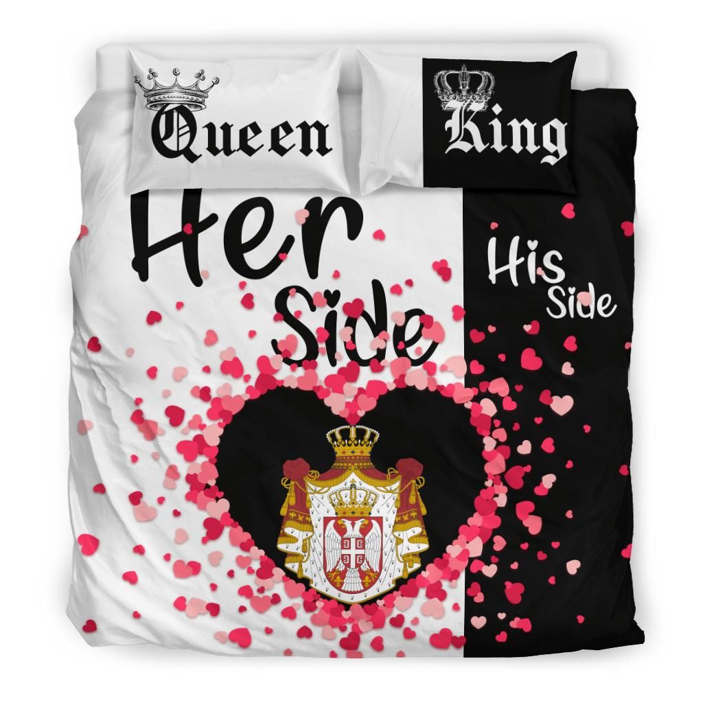 Serbia Bedding Set Couple King/Queen Her Side/His Side RLT7