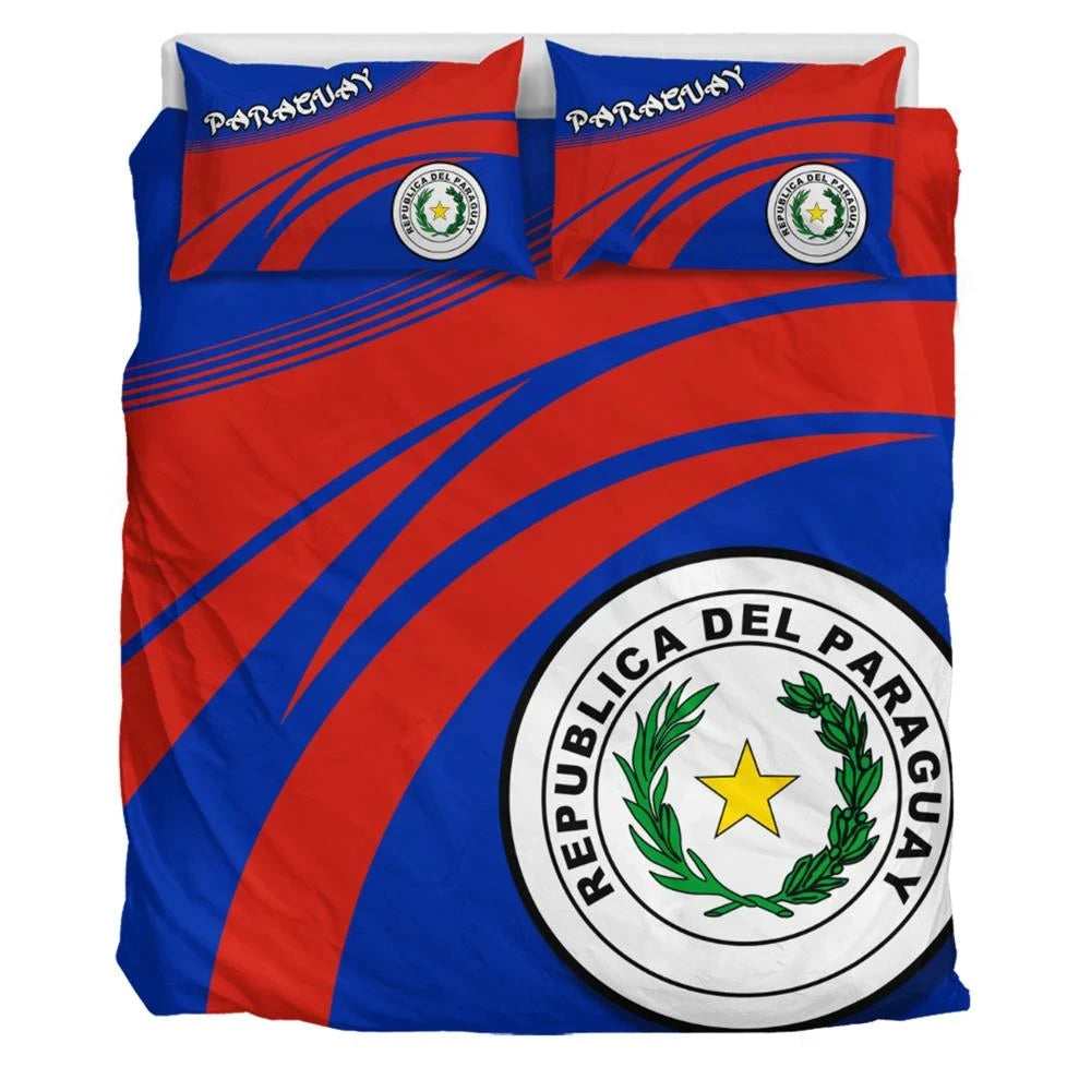 Paraguay Coat Of Arms Bedding Set Cricket RLT7
