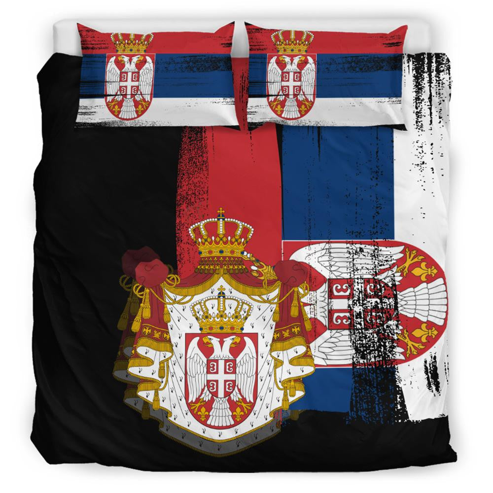Serbia Flag Bedding Set Flag Style RLT7
