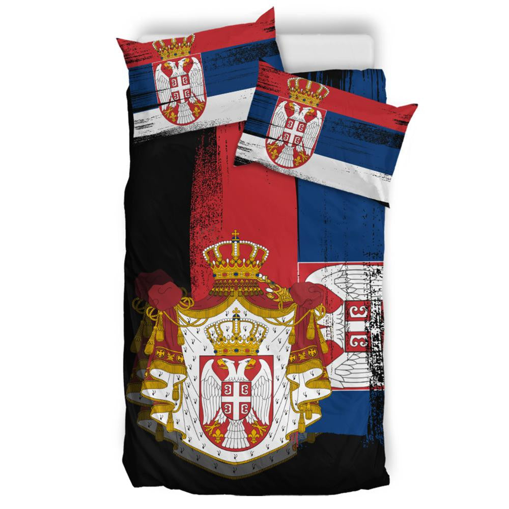 Serbia Flag Bedding Set Flag Style RLT7