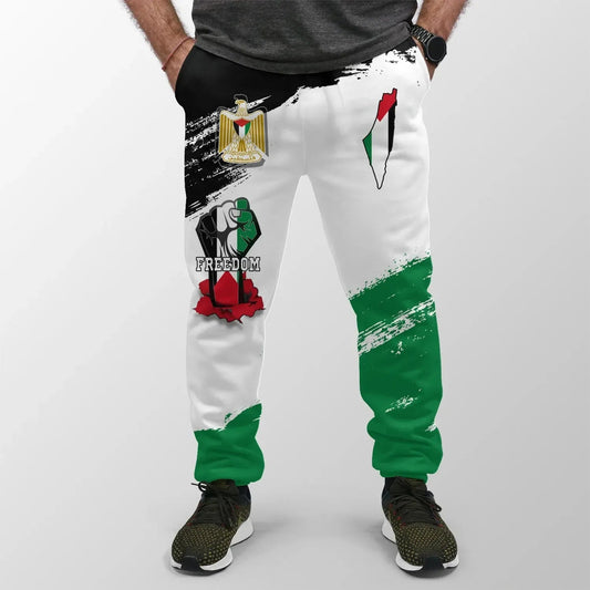 Palestine Freedom Jogger Women's/Men's Flag and Map RLT13