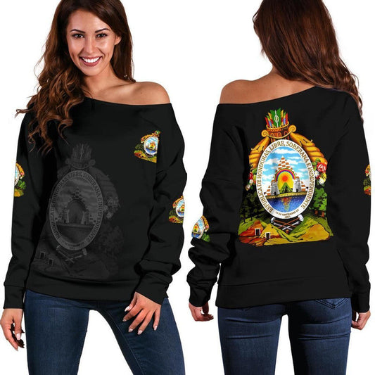 Honduras Womens Off Shoulder Sweater RLT8