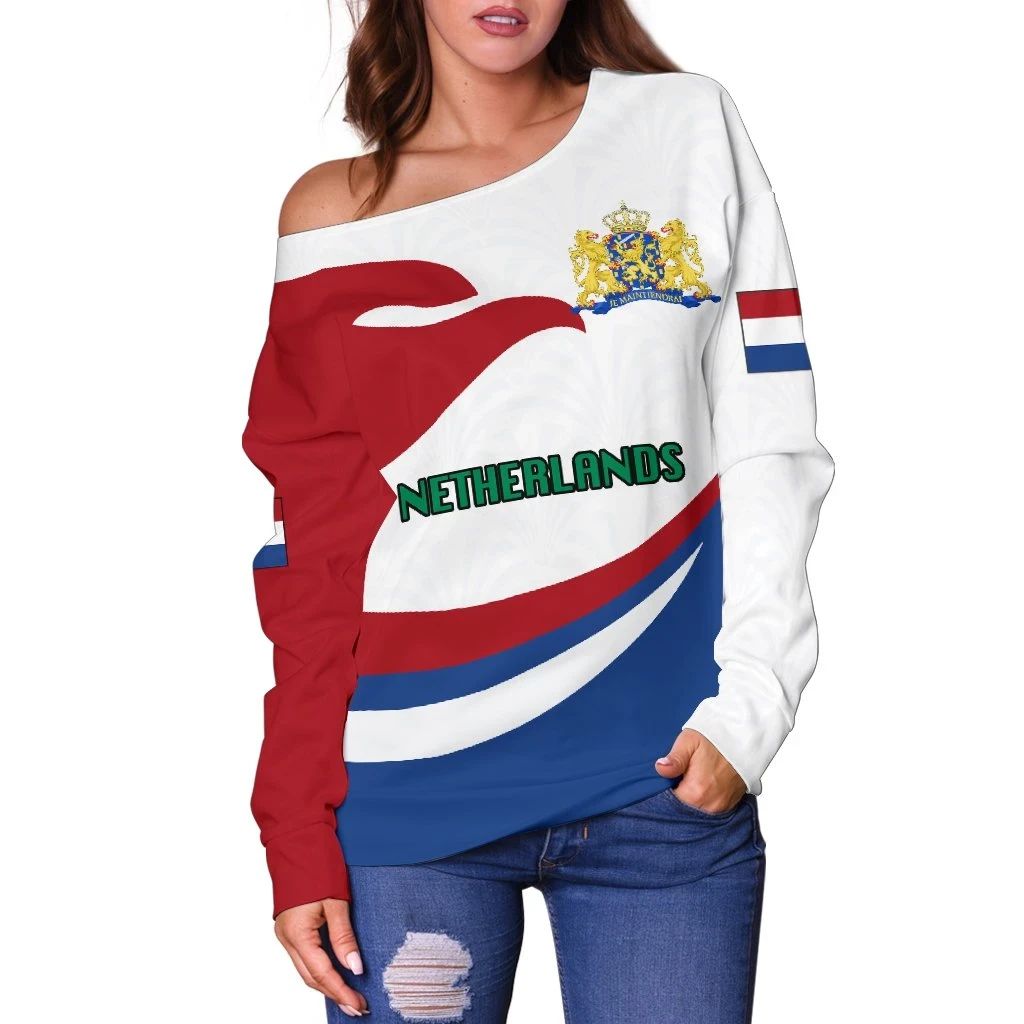 Netherlands Women Off Shoulder Sweater Version RLT7