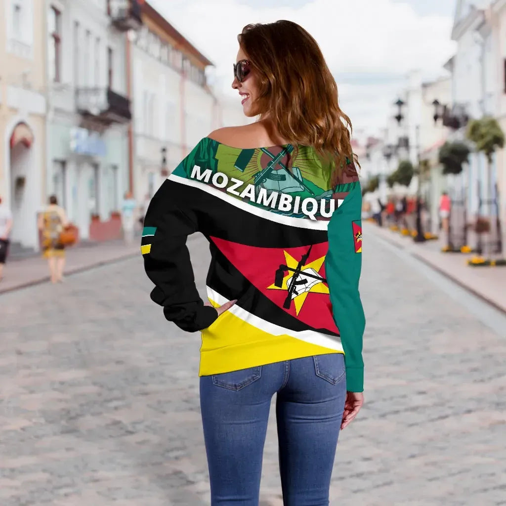 Mozambique Off Shoulder Sweater Road to Hometown RLT7