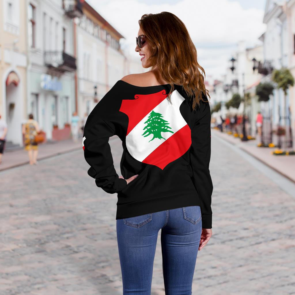 Lebanon Women's Off Shoulder Sweater RLT6
