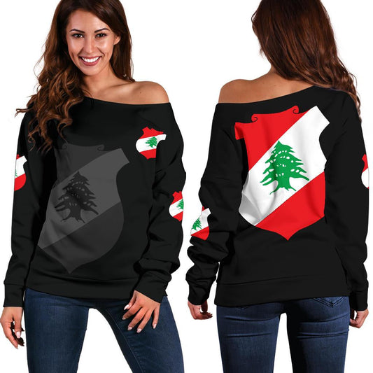 Lebanon Women's Off Shoulder Sweater RLT6