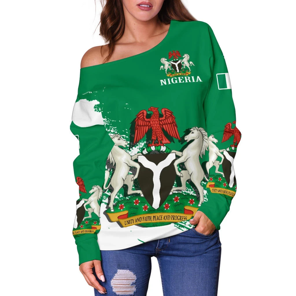 Nigeria Special Off Shoulder Sweater RLT8