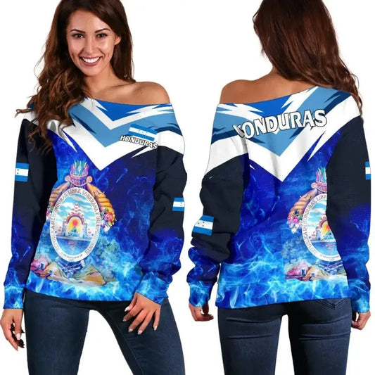 Honduras Womens Off Shoulder Sweater New Release RLT8
