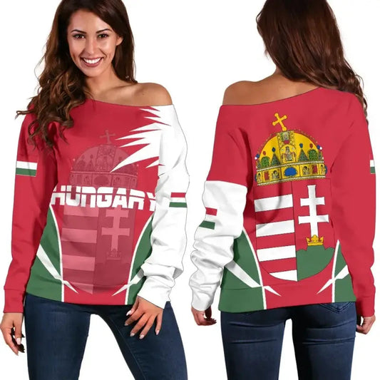 Hungary Active Off Shoulder Sweater RLT8
