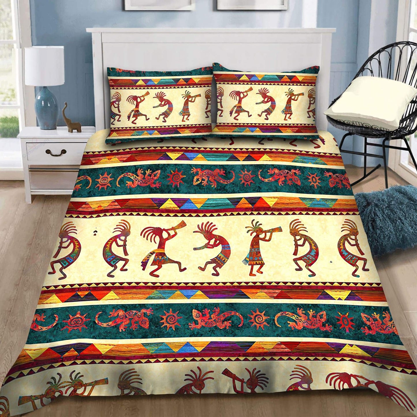 Native American Kokopelli Native America All Over Printed Bedding Set