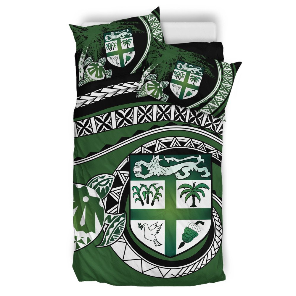 Polynesian Home Set Fiji Masi Turtle Bedding Set Duvet Cover and Pillow Cases LT10