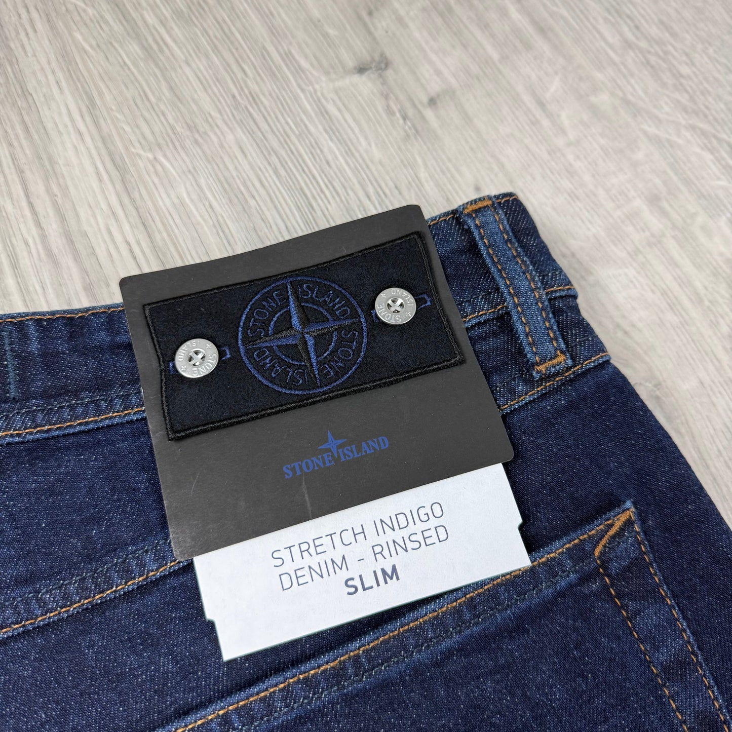 Stone Island Slim Denim Jeans - Indigo Rinsed