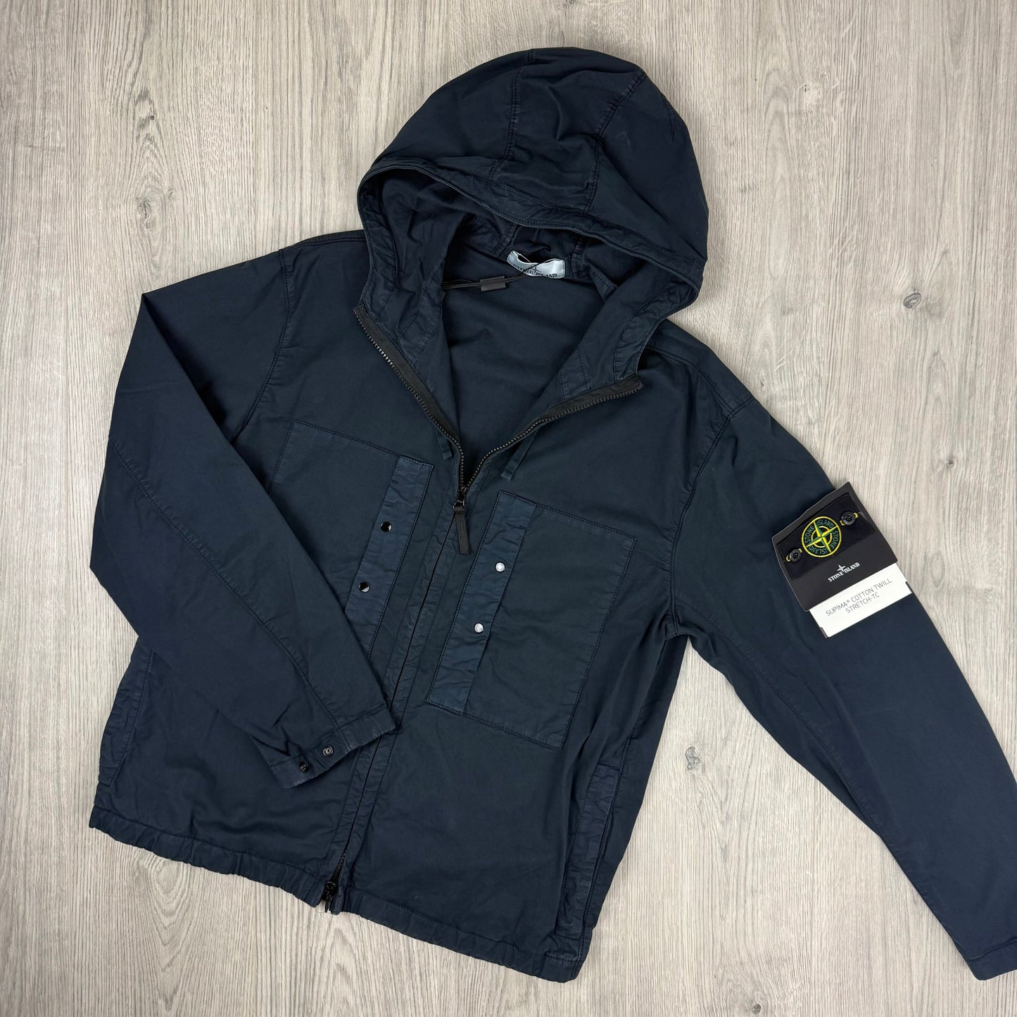 Stone Island Supima Jacket - Navy