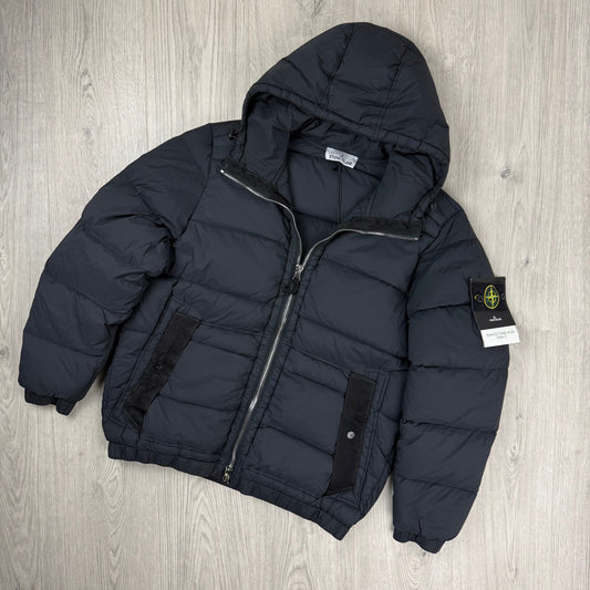 Stone Island Nylon Down Jacket - Black