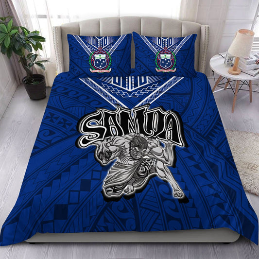 Samoa Bedding Set Samoan Warrior Pride LT12