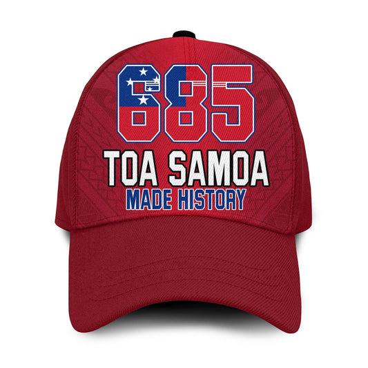 Toa Samoa Rugby Classic Cap Proud 685 Made History Red Ver.03 LT13