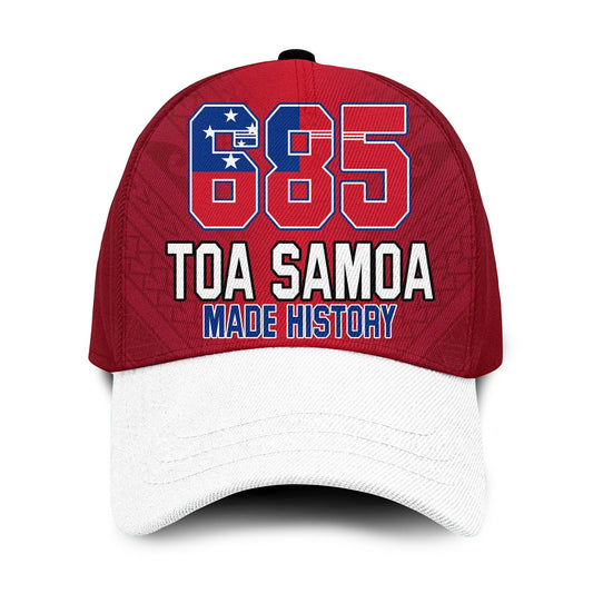 Toa Samoa Rugby Classic Cap Proud 685 Made History Red Ver.02 LT13