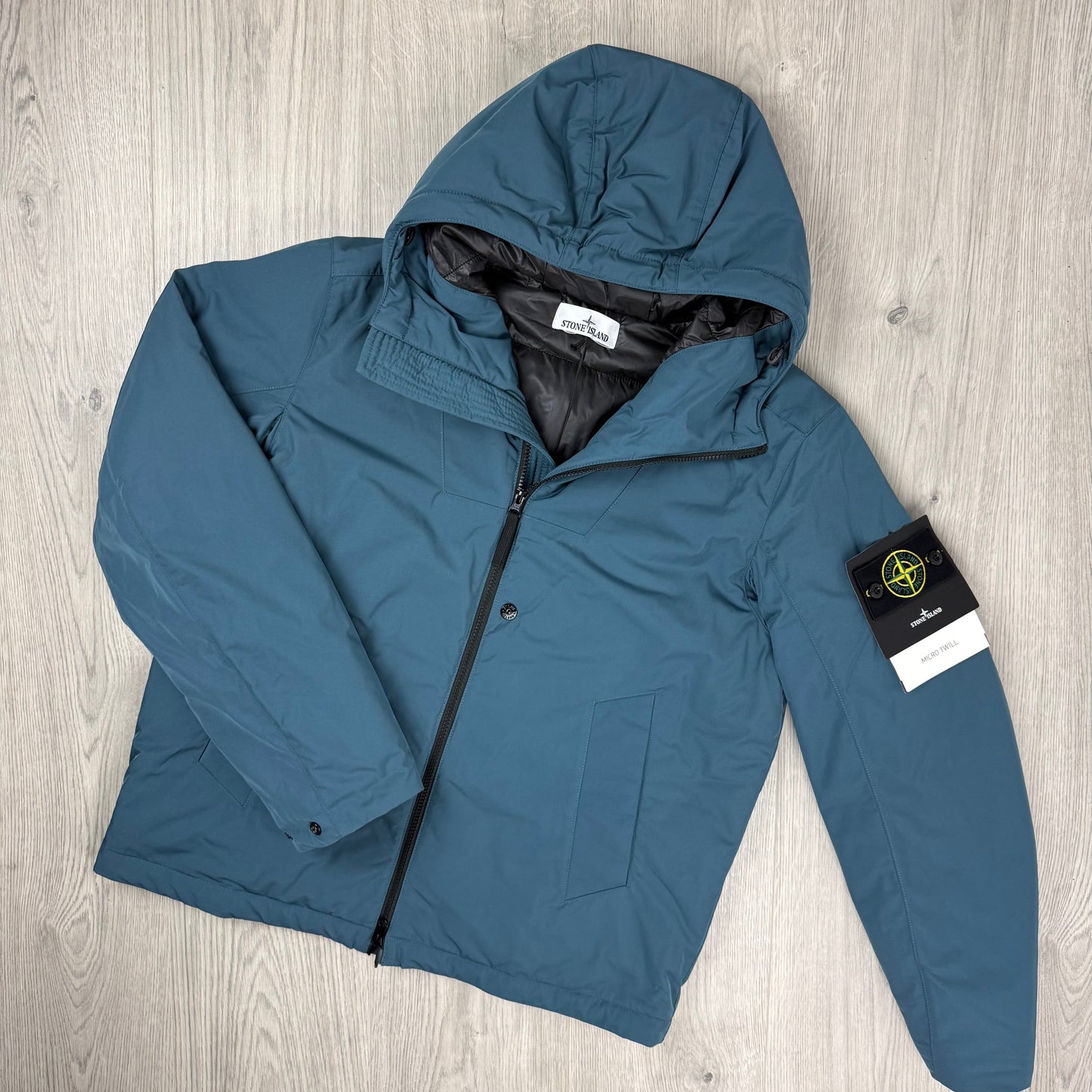 Stone Island Micro Twill Jacket - Petrol