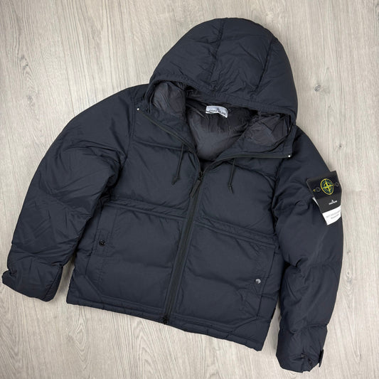 Stone Island Ripstop Down Jacket - Black