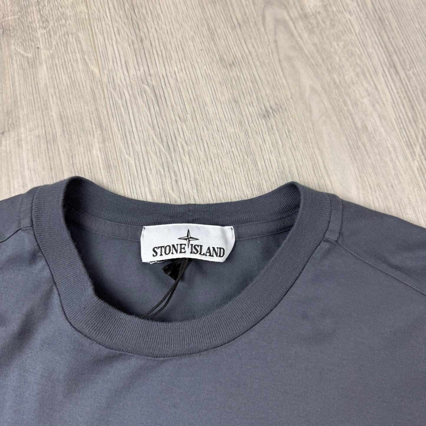Stone Island Patch T-Shirt - Blue Grey